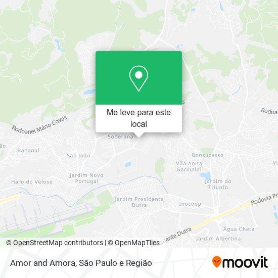 Amor and Amora mapa