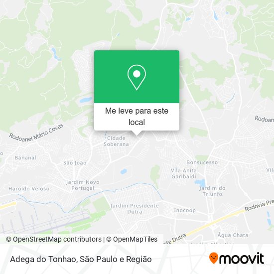 Adega do Tonhao mapa