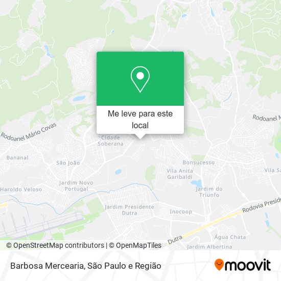 Barbosa Mercearia mapa