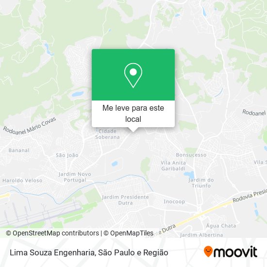 Lima Souza Engenharia mapa