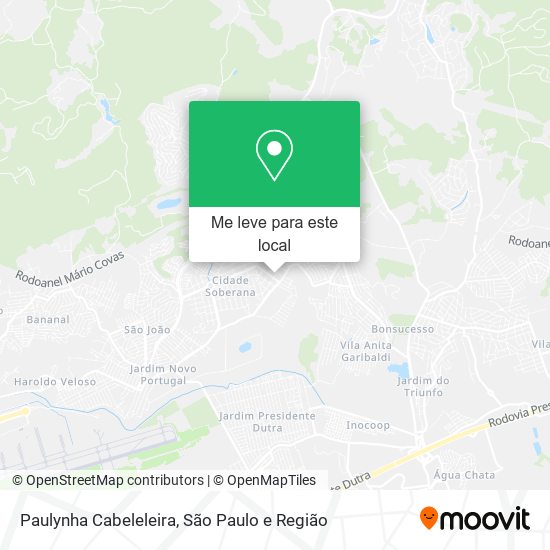 Paulynha Cabeleleira mapa
