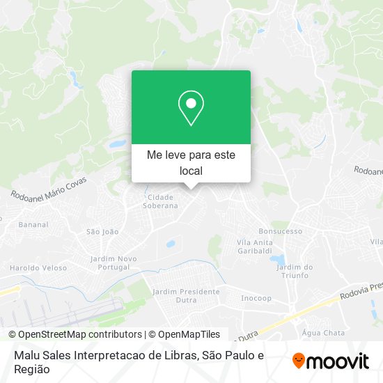 Malu Sales Interpretacao de Libras mapa