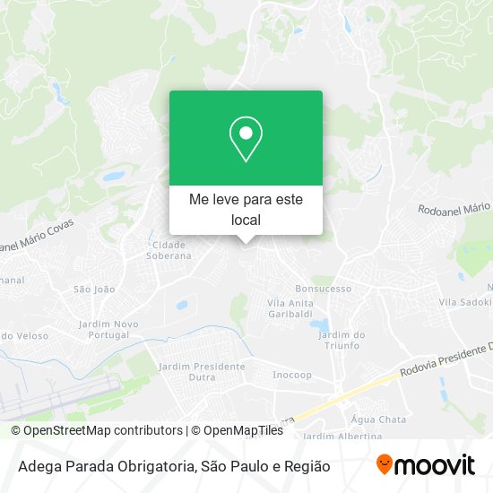 Adega Parada Obrigatoria mapa