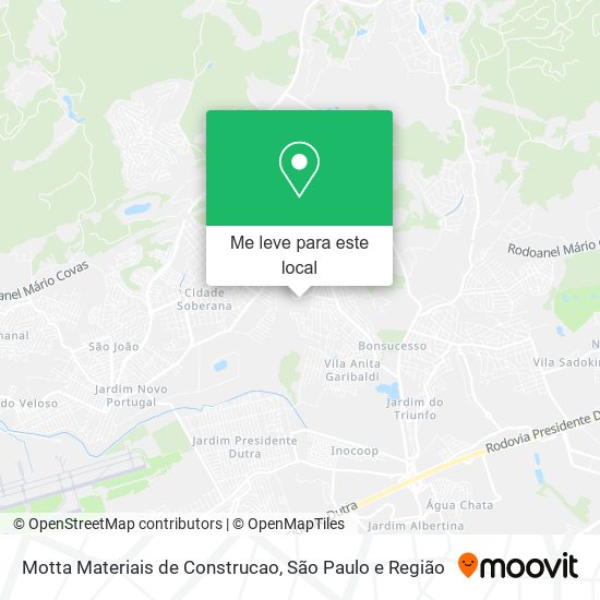 Motta Materiais de Construcao mapa