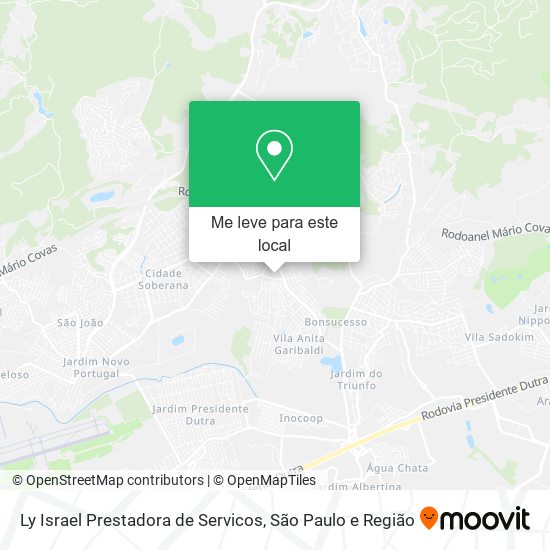 Ly Israel Prestadora de Servicos mapa