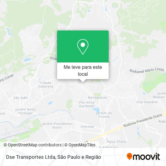Dse Transportes Ltda mapa
