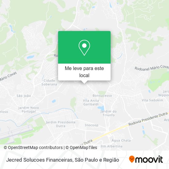 Jecred Solucoes Financeiras mapa