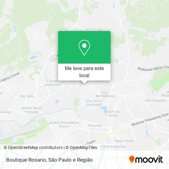Boutique Rosario mapa
