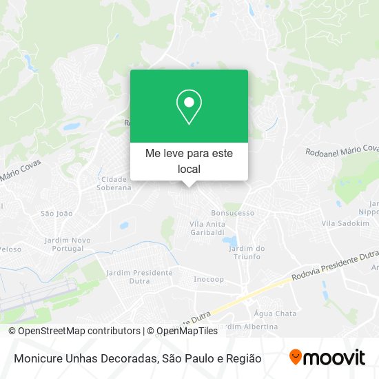 Monicure Unhas Decoradas mapa