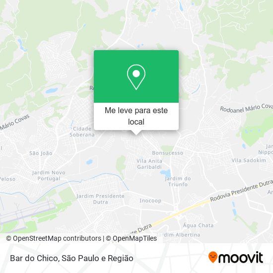 Bar do Chico mapa