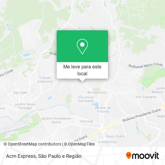 Acm Express mapa