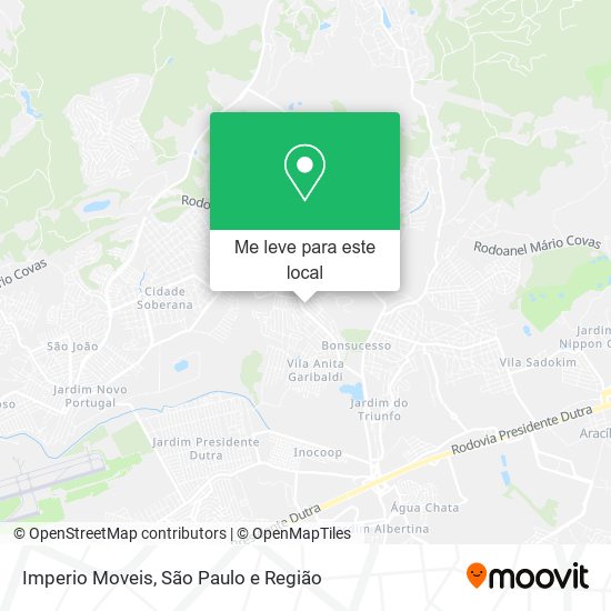 Imperio Moveis mapa