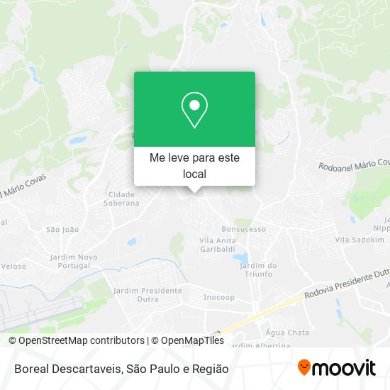 Boreal Descartaveis mapa