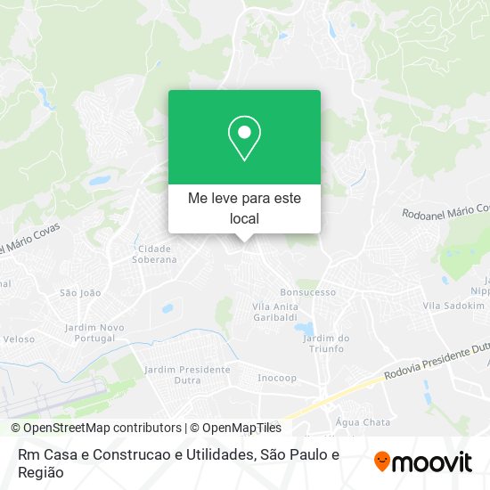 Rm Casa e Construcao e Utilidades mapa