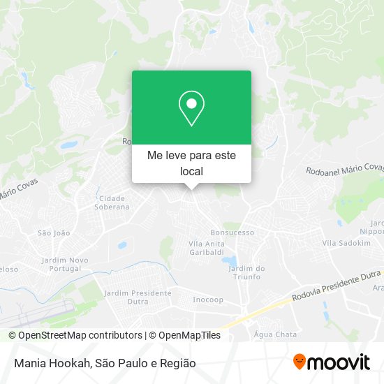 Mania Hookah mapa