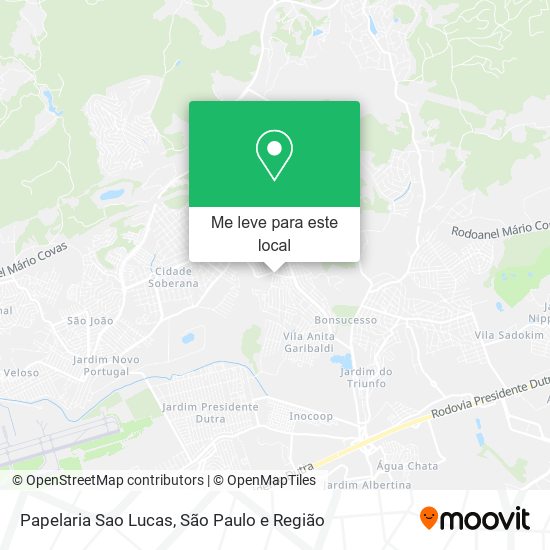 Papelaria Sao Lucas mapa