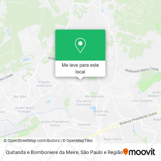 Quitanda e Bomboniere da Meire mapa