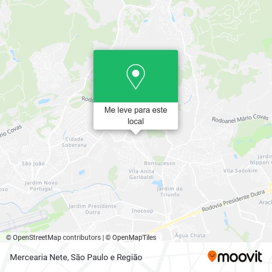 Mercearia Nete mapa