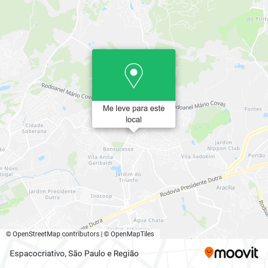 Espacocriativo mapa