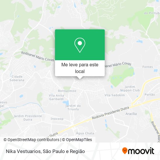 Nika Vestuarios mapa