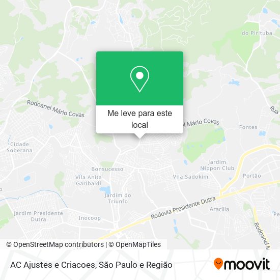 AC Ajustes e Criacoes mapa