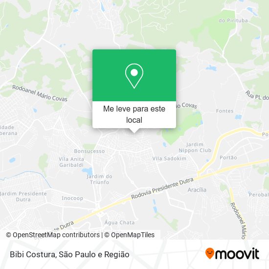 Bibi Costura mapa