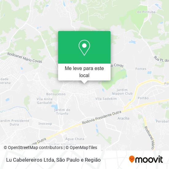 Lu Cabelereiros Ltda mapa