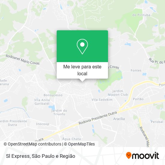 Sl Express mapa