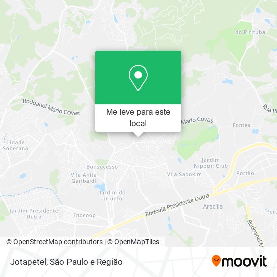 Jotapetel mapa