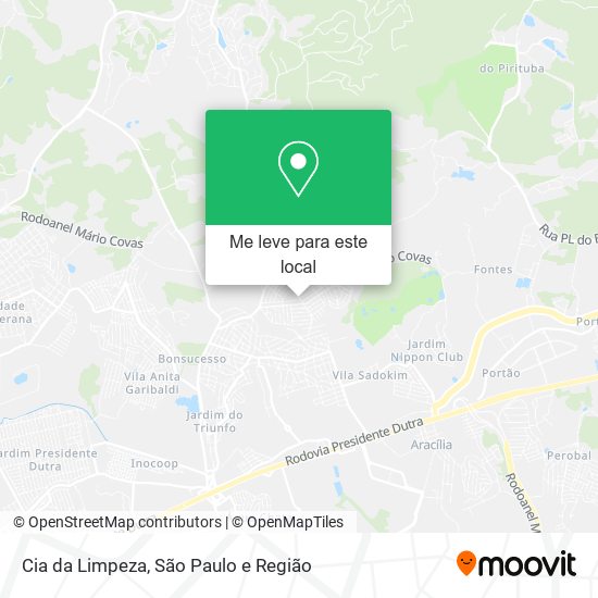 Cia da Limpeza mapa