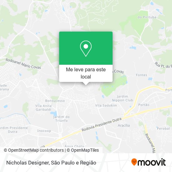 Nicholas Designer mapa