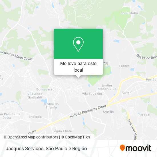 Jacques Servicos mapa
