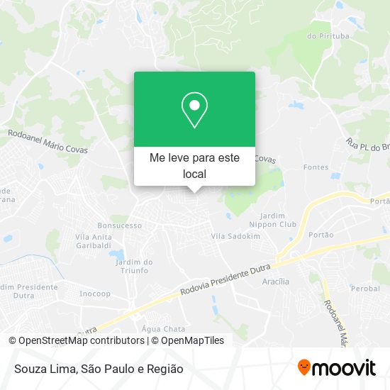 Souza Lima mapa