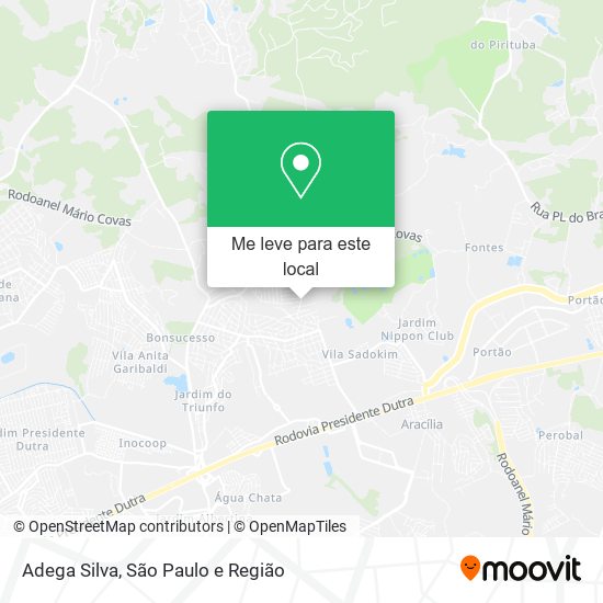 Adega Silva mapa