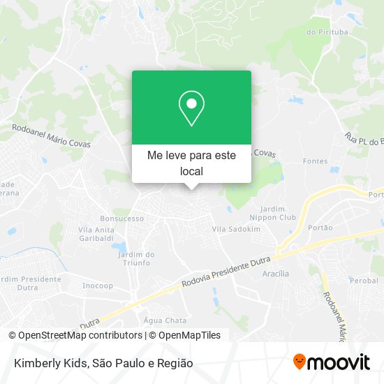 Kimberly Kids mapa