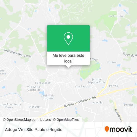 Adega Vm mapa