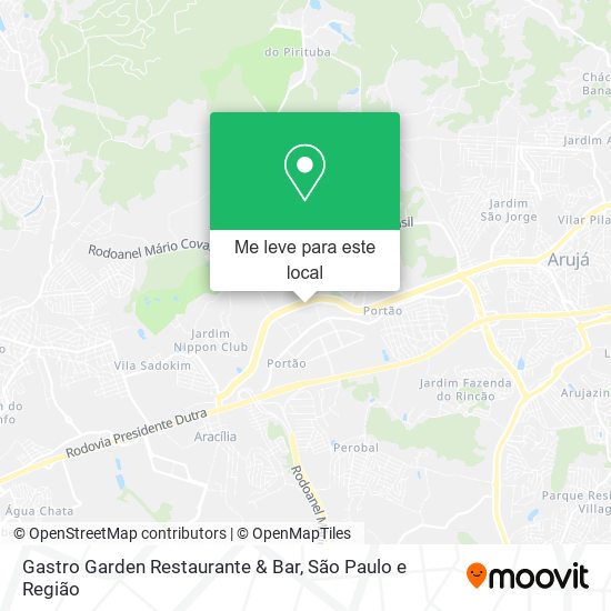 Gastro Garden Restaurante & Bar mapa