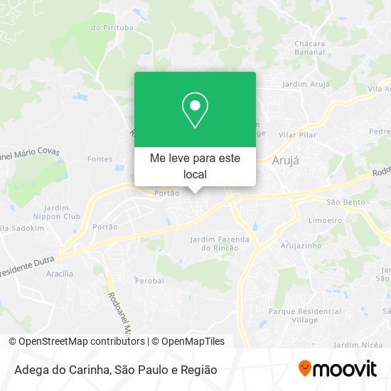 Adega do Carinha mapa