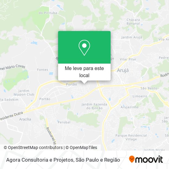 Agora Consultoria e Projetos mapa