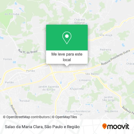 Salao da Maria Clara mapa