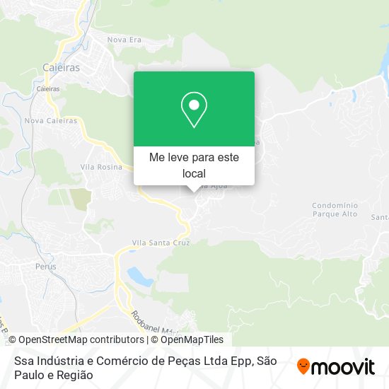 Ssa Indústria e Comércio de Peças Ltda Epp mapa