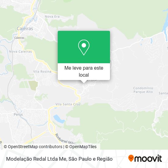 Modelação Redal Ltda Me mapa