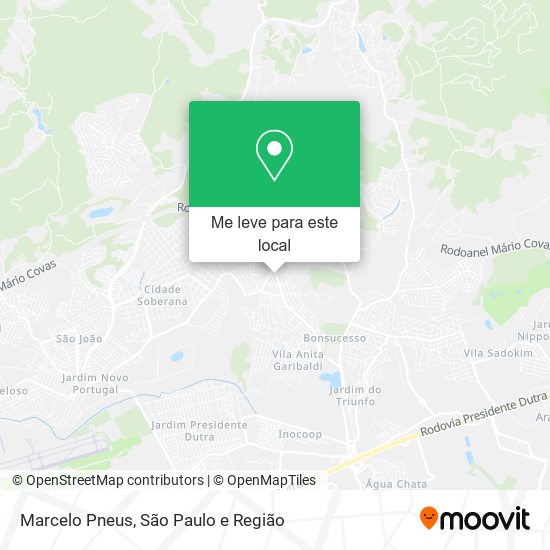 Marcelo Pneus mapa