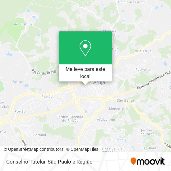 Conselho Tutelar mapa