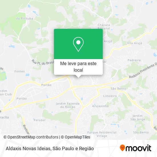 Aldaxis Novas Ideias mapa