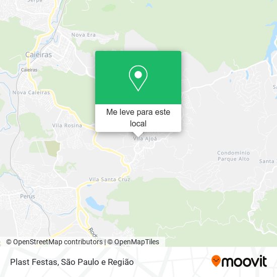 Plast Festas mapa