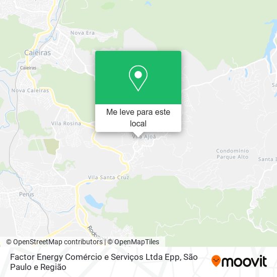 Factor Energy Comércio e Serviços Ltda Epp mapa