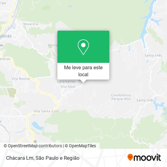 Chácara Lm mapa