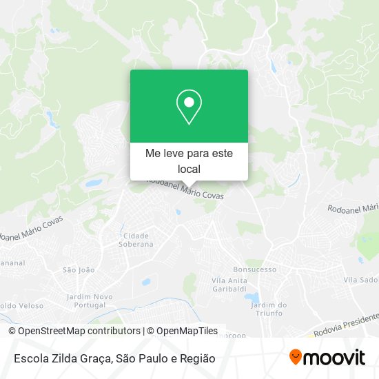 Escola Zilda Graça mapa