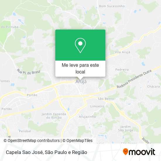 Capela Sao José mapa